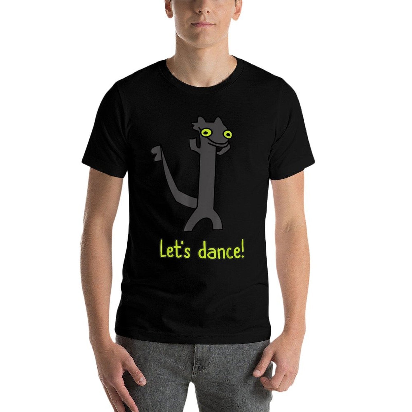 Funny Cartoon Kids Dragon Dance Meme Lets Dance  Versatile T-Shirt