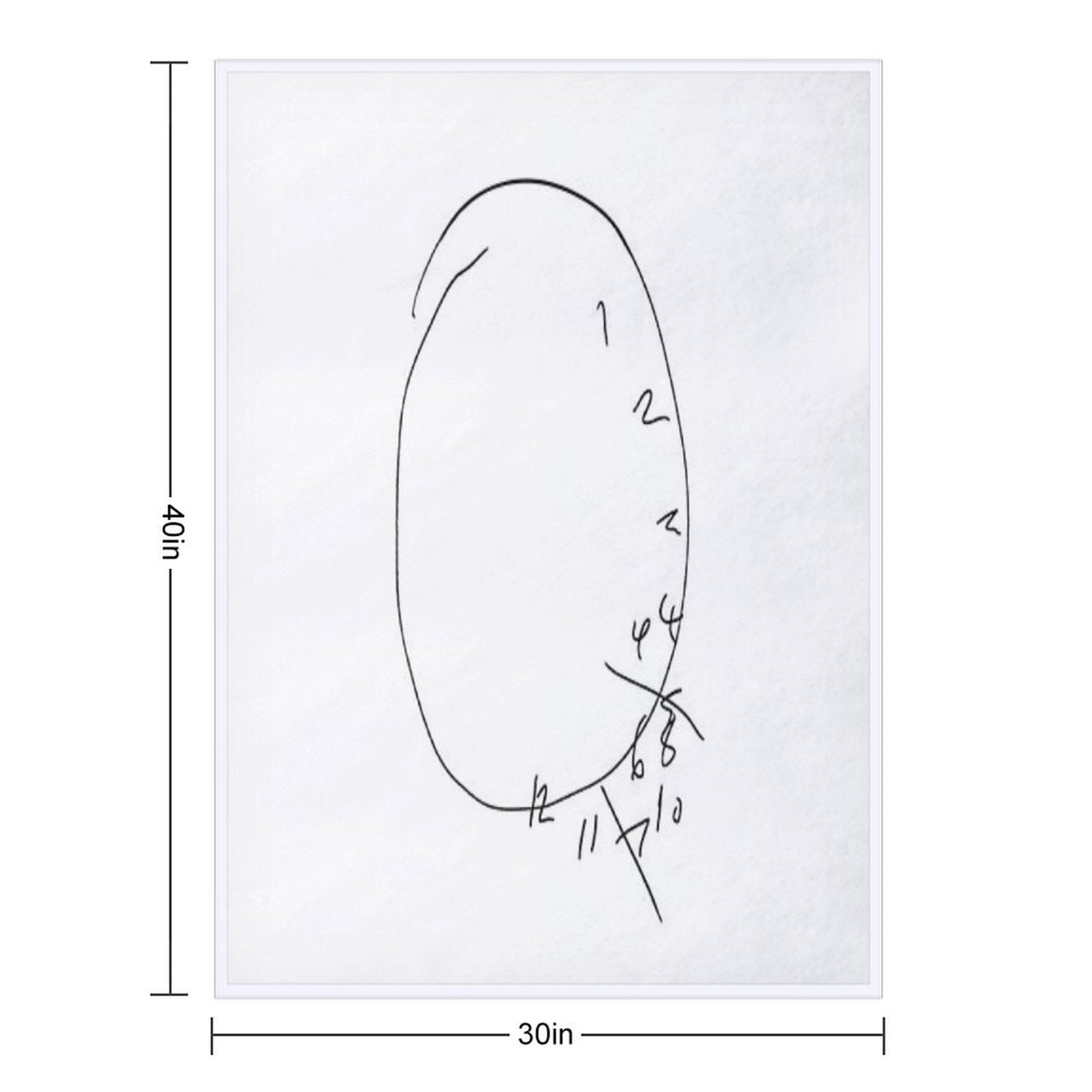 Will's Clock - Hannibal Eco-conscious Throw Blanket