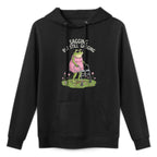 Sagging But Still Gagging Funny Meme Frog Humor Women Girls Pilling-Resistant Hoodie