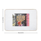 Your Mind Is Heavy with Ideas  Repositionable Bath Mat
