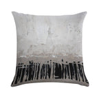Beige Abstract Soft Home Decor Throw Pillow