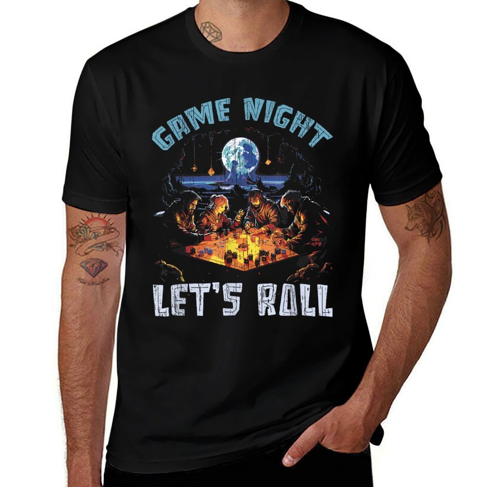 RPG Gaming Role Playing D20 Tabletop Games Funny RPG Gamer  Vintage-inspired T-Shirt