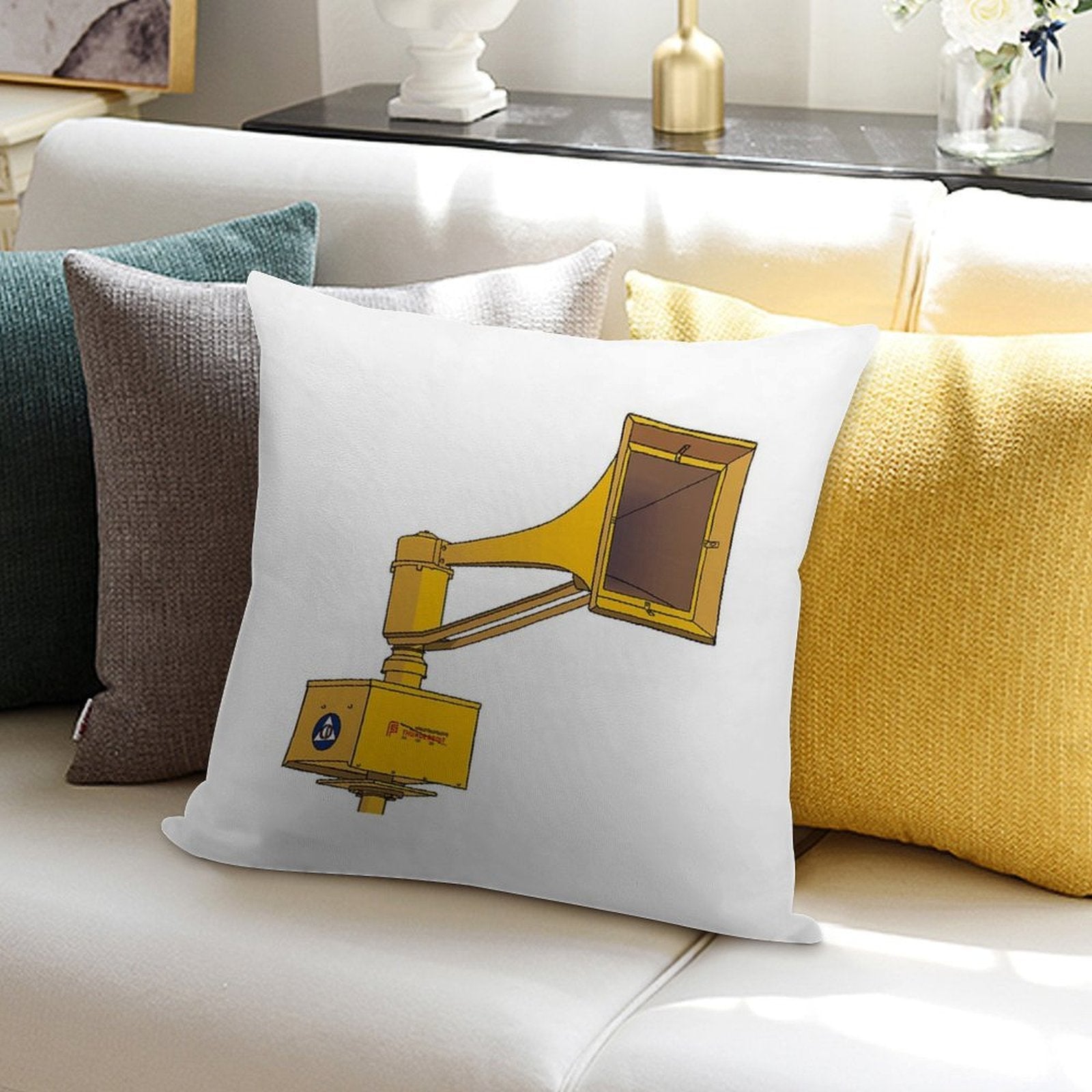 Thunderbolt 1000T Soft Fade-Resistant Throw Pillow