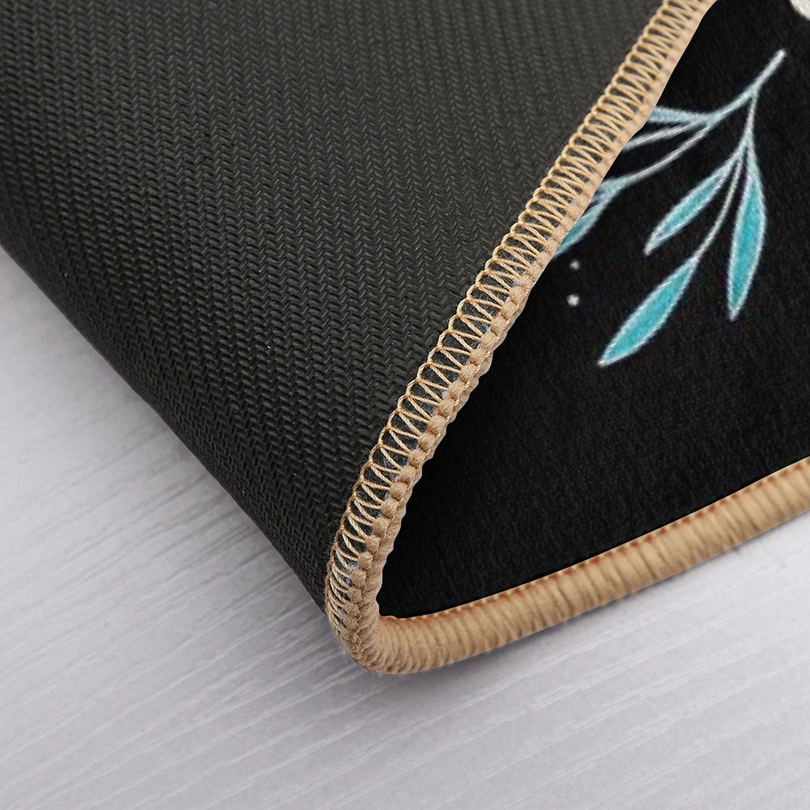 Moon Moth 01  Nikury  Long-Lasting Bath Mat