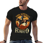 This Actually Is My First Rodeo Country Life Howdy Vintage  Summer-ready Fabric T-Shirt