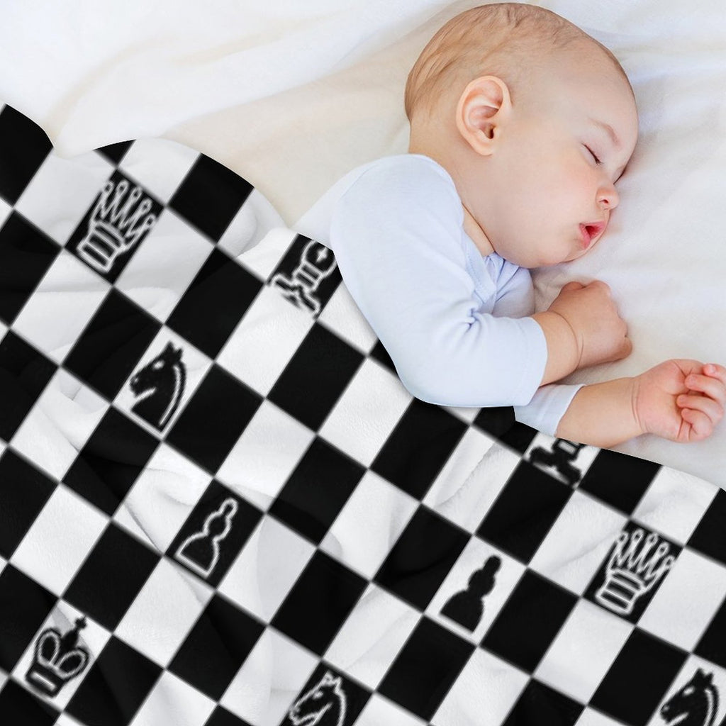 Chess Anti-pilling Throw Blanket