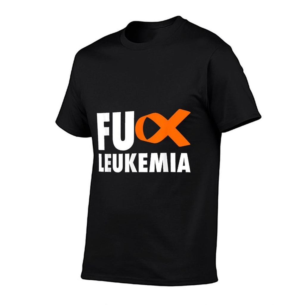 FU Leukemia - Funny Leukemia Awareness  Oversized Silhouette T-Shirt