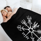 Viking Compass Vegvisir Lightweight Throw Blanket