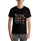 Tis The Season To Radiate Joy Radiation Oncology Christmas  Soft T-Shirt