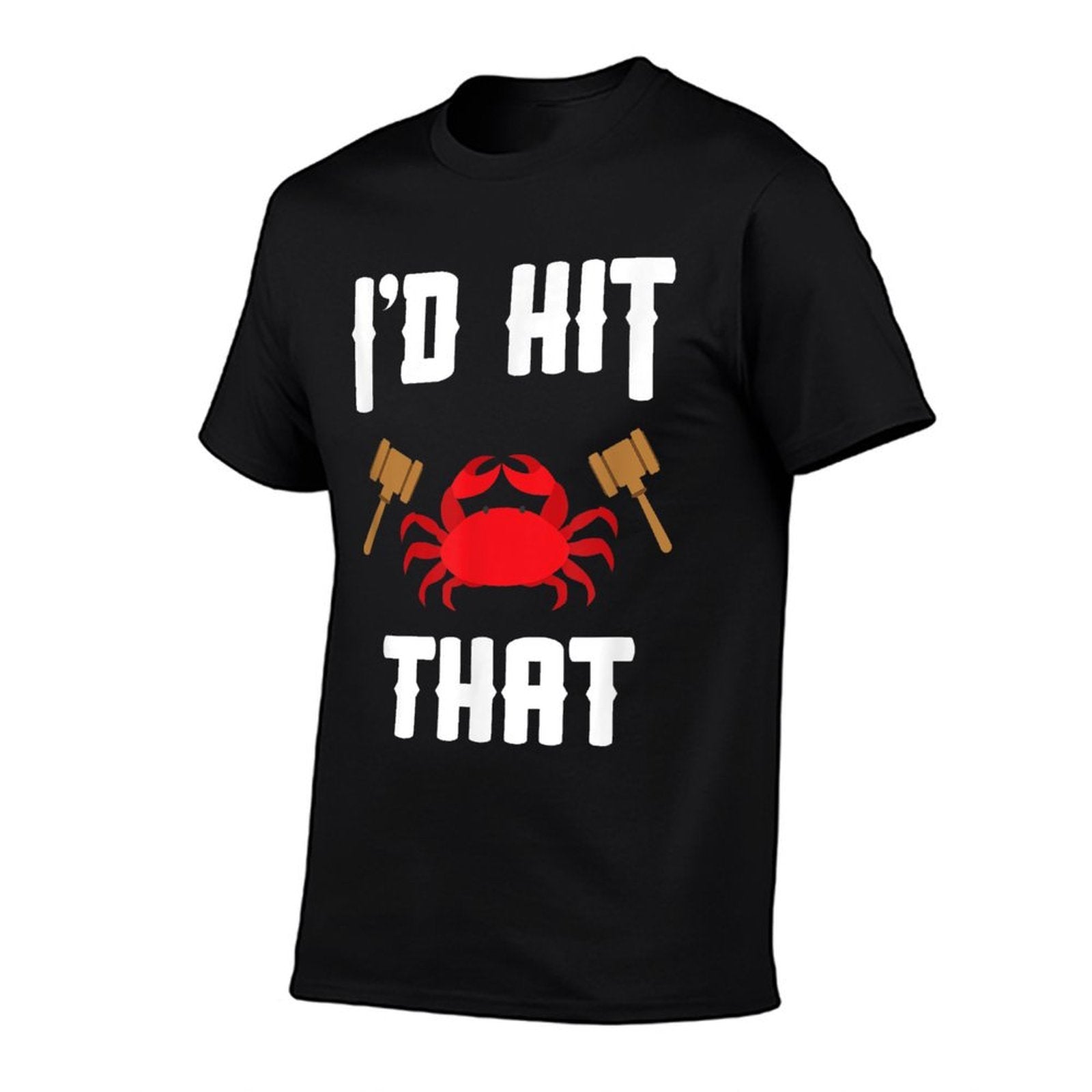 Crab Lovers Id Hit That Funny Maryland Seafood Fan  Soft T-Shirt