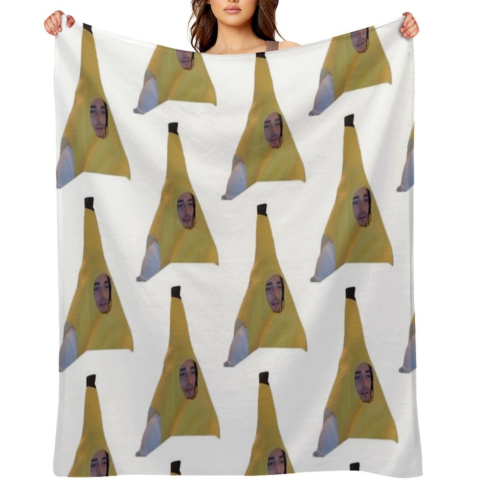 Banana Charles Leclerc Compact Throw Blanket