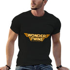 Wonder Twins Funny Matching Brother Sister Siblings T-shirt  Durable T-Shirt