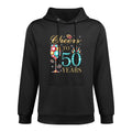 Cheers To 50 Years, 50 Years Old Women, 50 Birthday Cute Adjustable Hood Hoodie