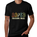 ABCD Rocks Back To School Preschool Rocks Funny Teacher  Wrinkle-resistant T-Shirt