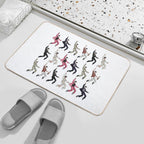 EP Jailhouse Rock Pattern  Toxin-Free Bath Mat