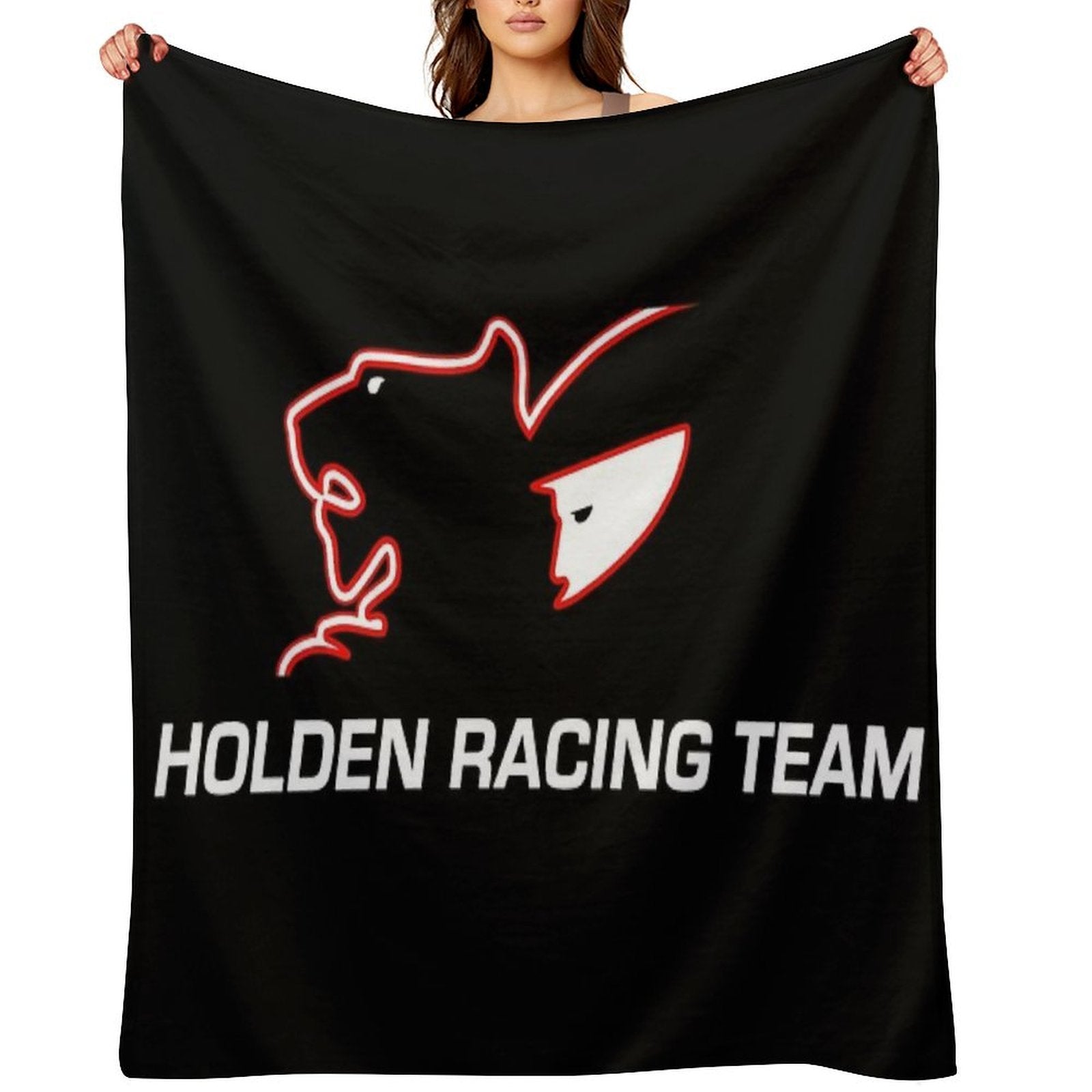 Holden Racing Team Vintage Black Gift-ready Throw Blanket