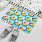 Yellow Rubber Duck  Easy Maintenance Bath Mat