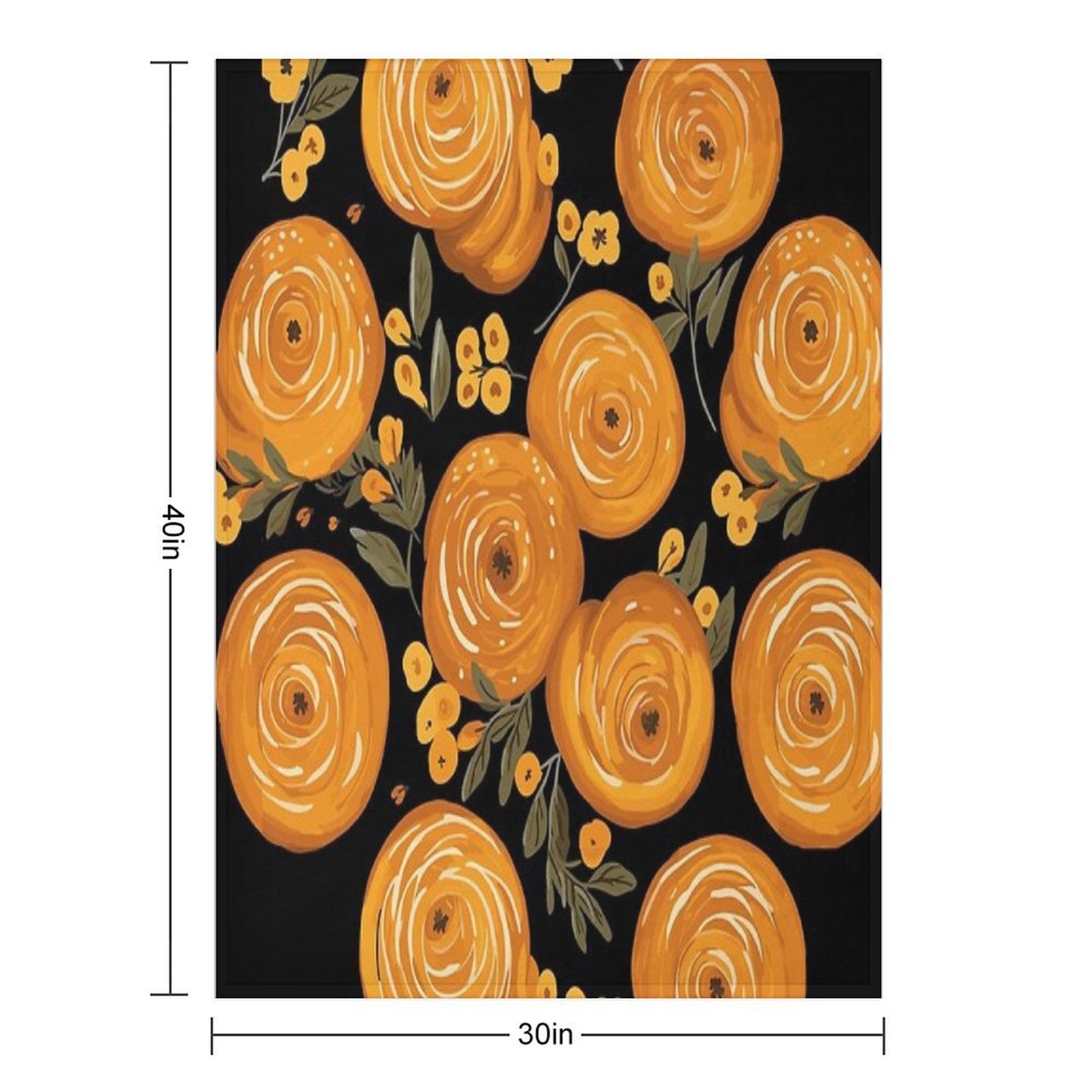 Honey Bun Wrinkle-free Throw Blanket