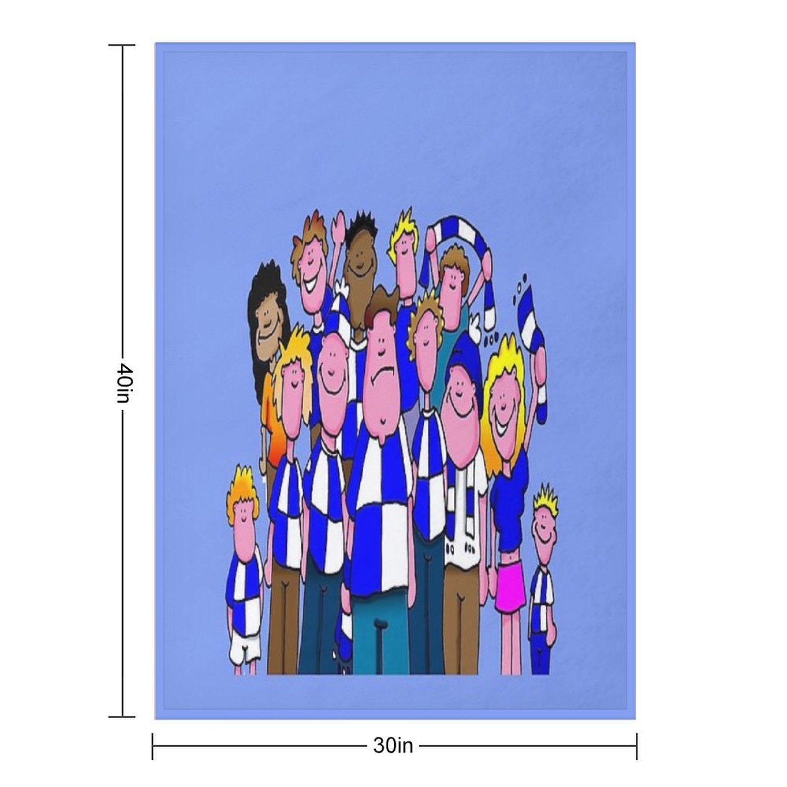 Bristol Rovers Shrink-resistant Throw Blanket