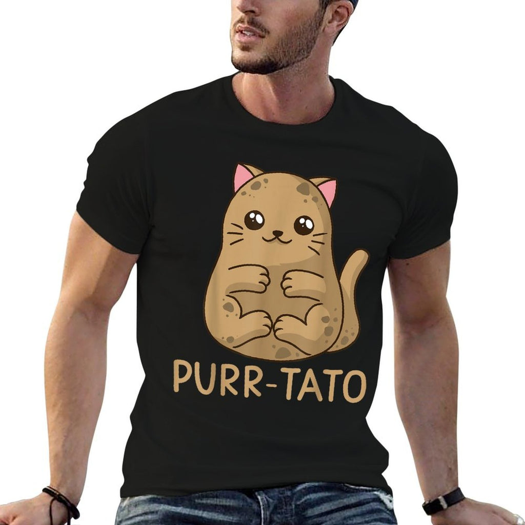 Purrtato Cat Potato Cat Lover Idaho Potatoes  Eco-friendly Material T-Shirt