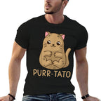 Purrtato Cat Potato Cat Lover Idaho Potatoes  Eco-friendly Material T-Shirt