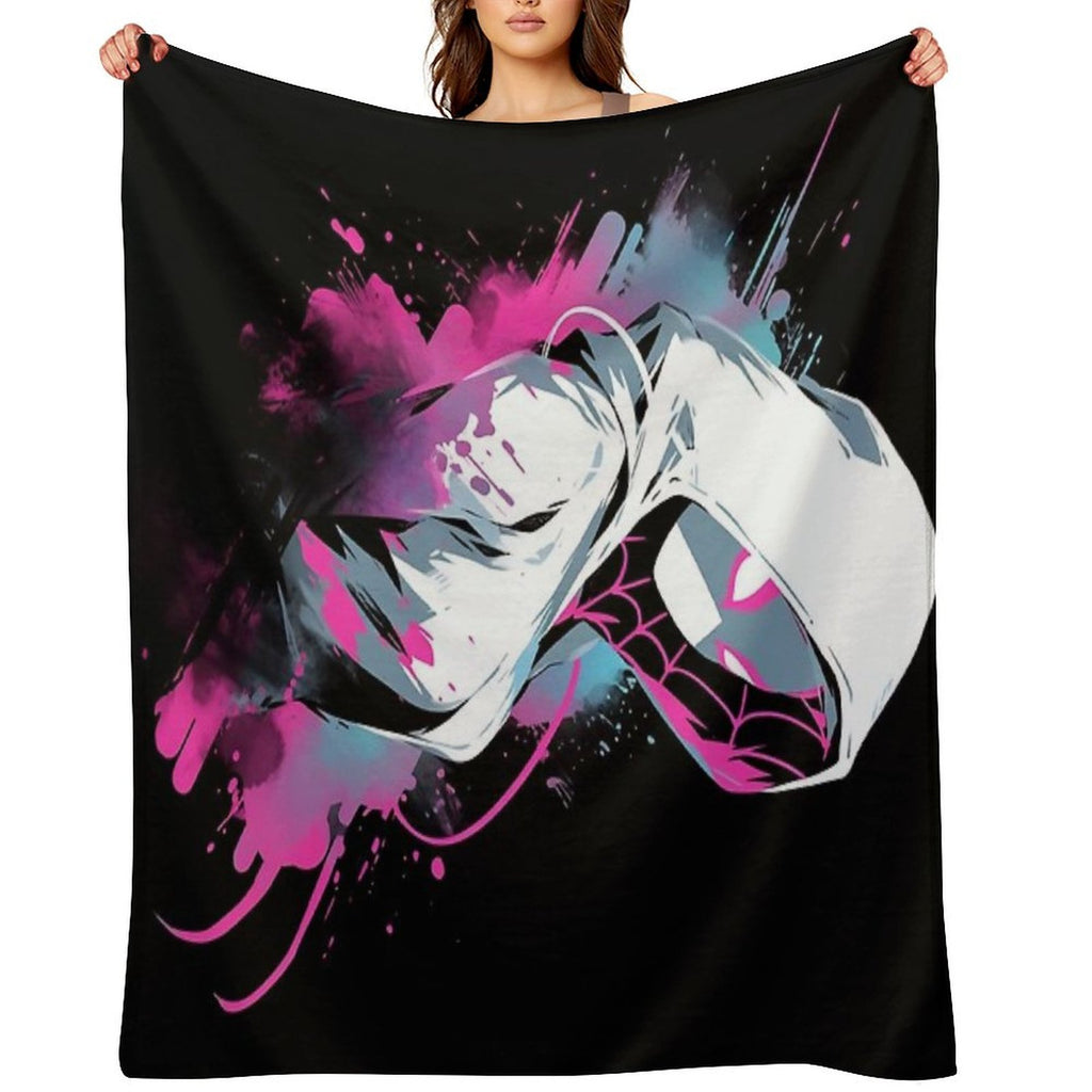 Spider Gwen Graffiti Durable Throw Blanket