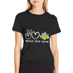 Peace, Love Olive Retro Olive Lover Food Lover  Lightweight T-Shirt