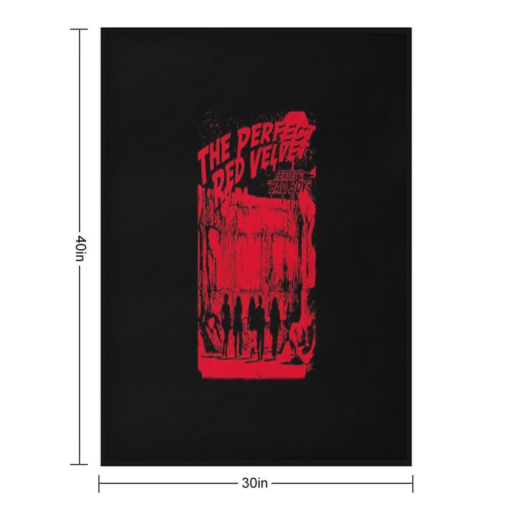 Red Velvet - Bad Boy (Ver Red) Eco-conscious Throw Blanket