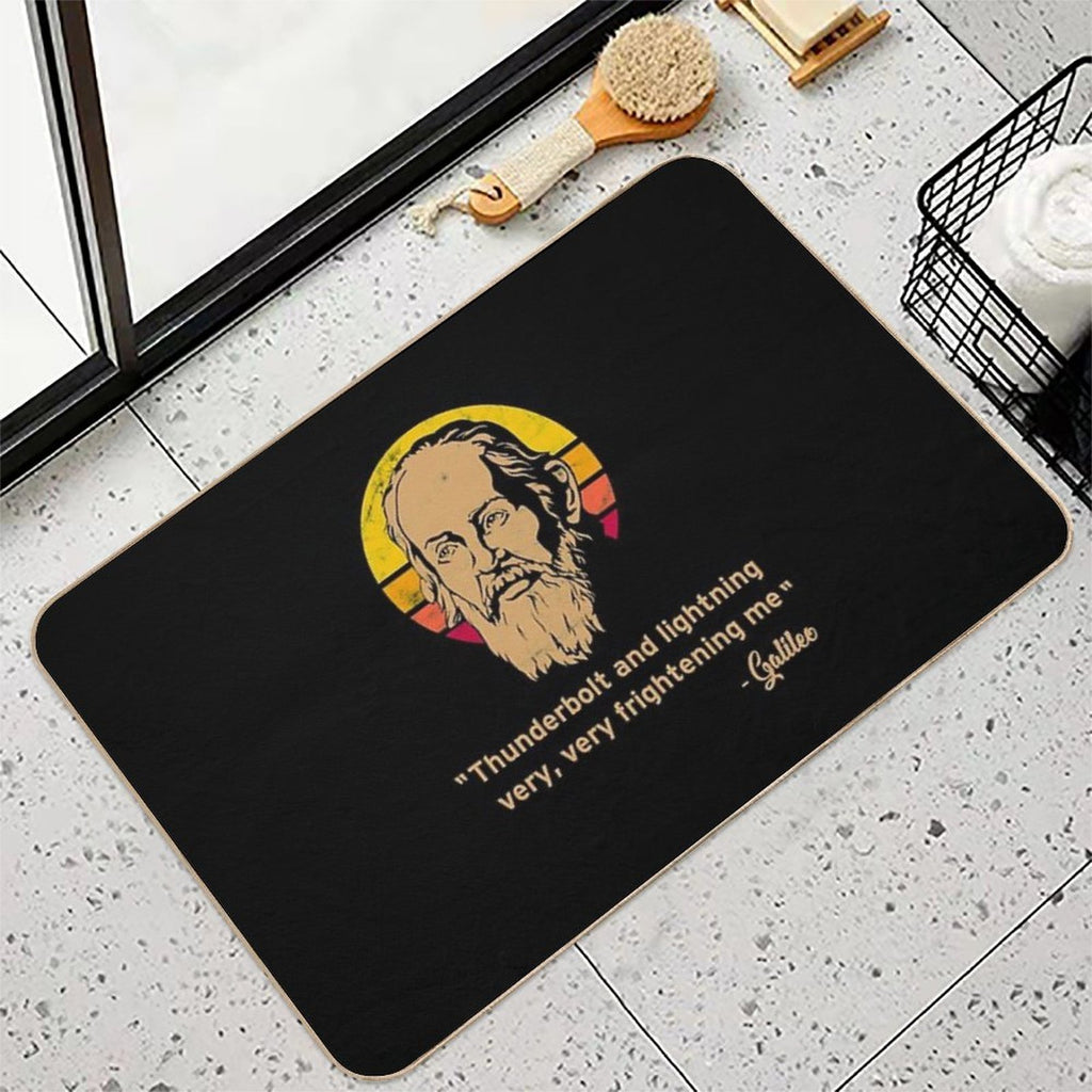 Thunderbolt And Lightning Galileo Vintage Retro  Versatile Bath Mat