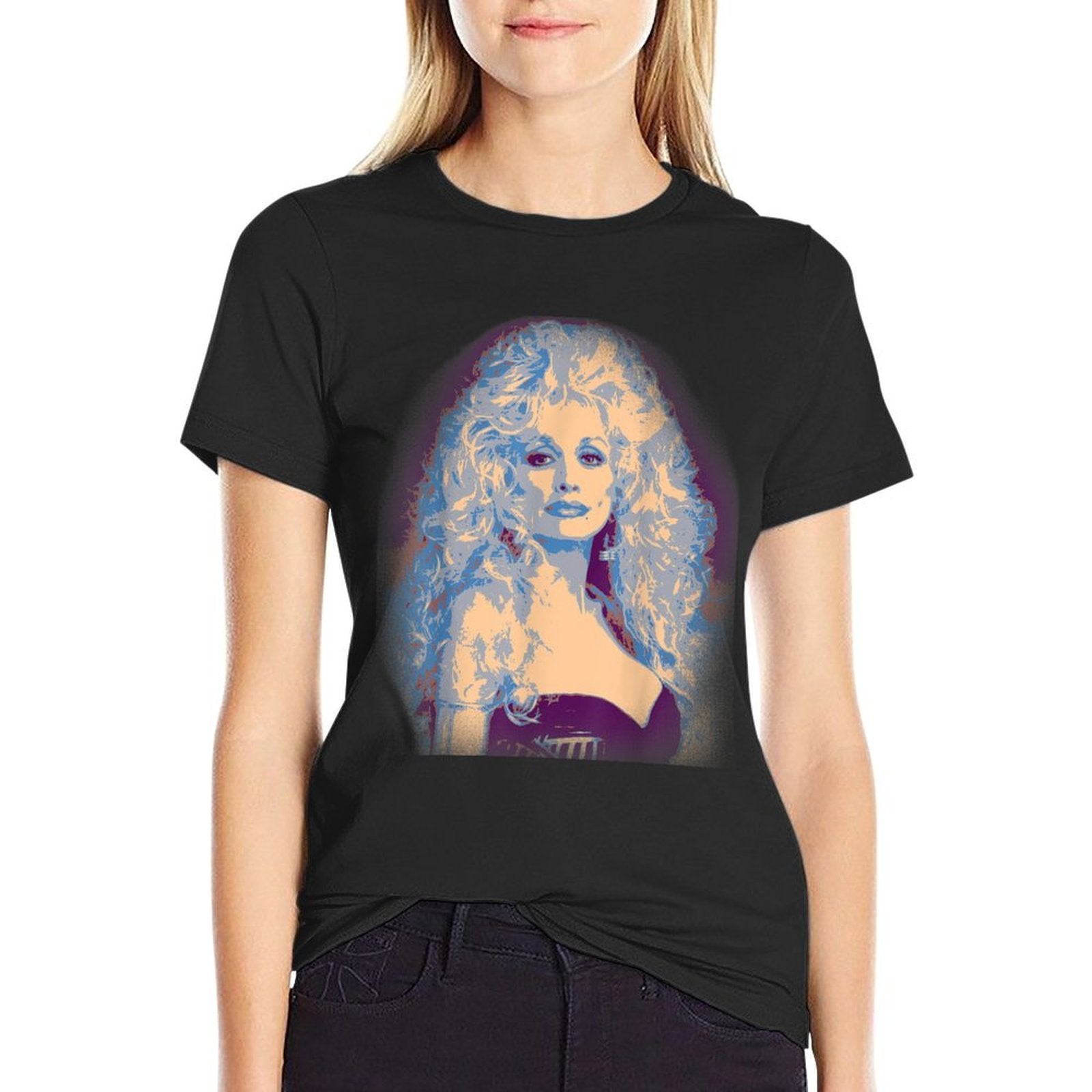 Dolly Parton Dissolved Vintage  Versatile T-Shirt