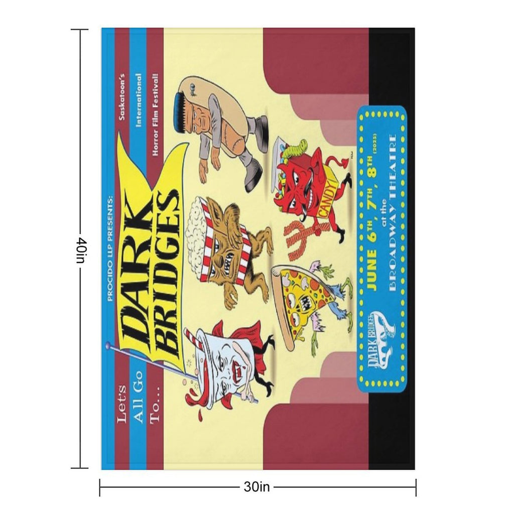 Dark Bridges 2025 Quick-dry Throw Blanket