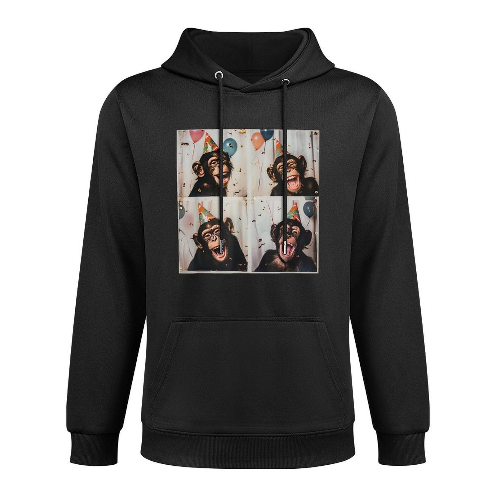 Birthday Celebration Monkey Easy Care Hoodie