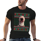 Walter Dog Meme Ugly Christmas Sweater Xmas Funny Pajama for Men Women Kids  Versatile T-Shirt