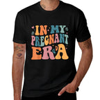 In My Pregnant Era Pregnancy Reveal Pregnancy Announcement  Tagless Design T-Shirt