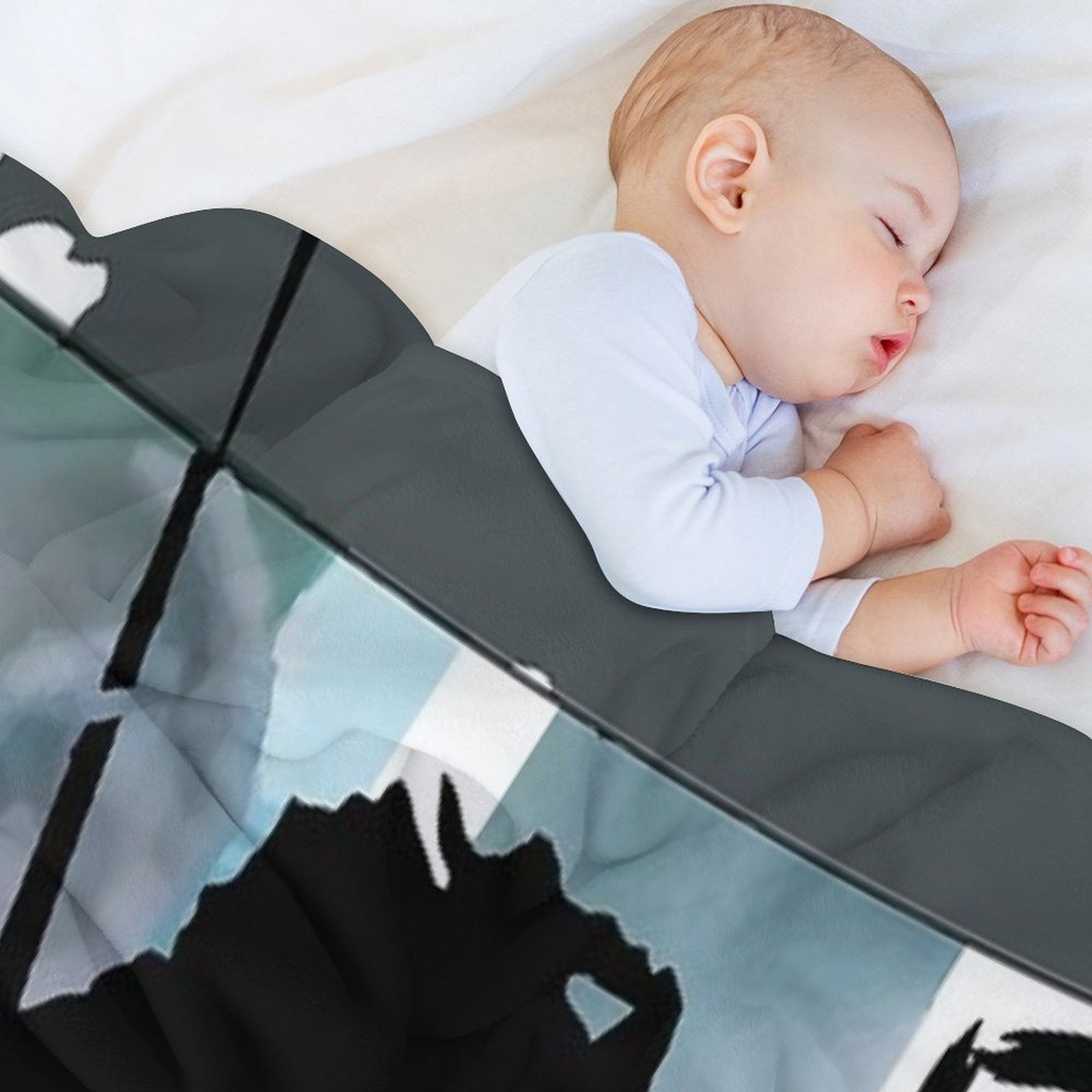 Punk Machine-washable Throw Blanket