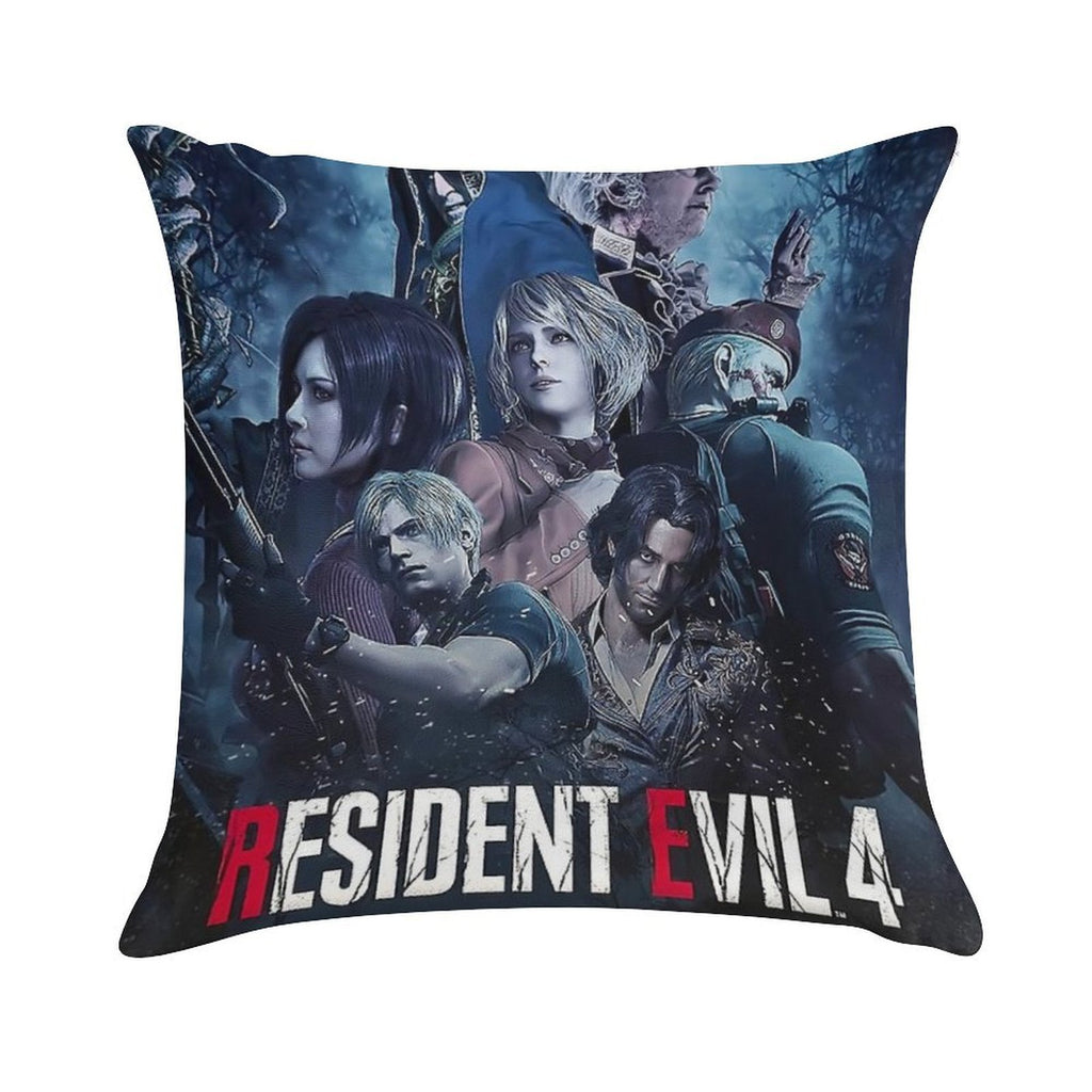 Resident Evil 4 Remake, Re4, Resident Evil 4 Soft High-Density Material Throw Pillow