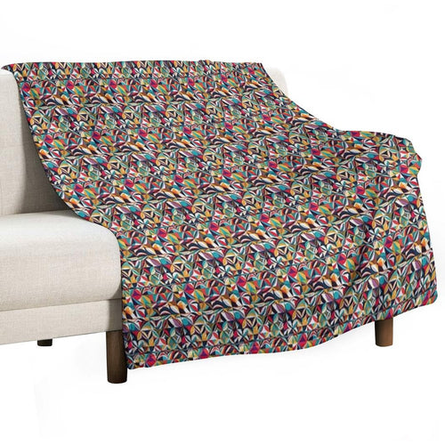 Abstract And Colourful Geometric Shapes Lightweight Throw Blanket