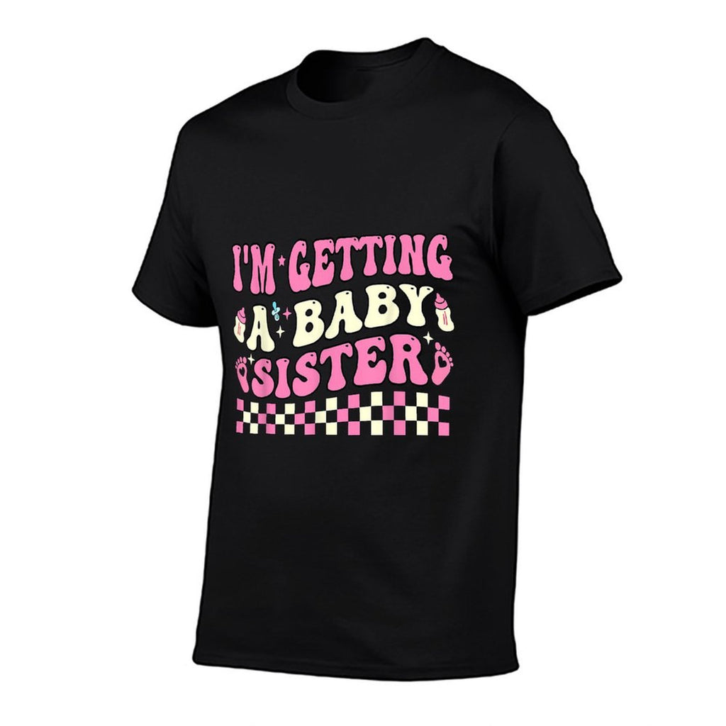 Pregnancy Announcement Toddler Im Getting A Baby Sister  Summer-ready Fabric T-Shirt