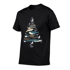 Whales Christmas Tree Ocean Mammals Xmas Women Men Kids  Quick-drying T-Shirt