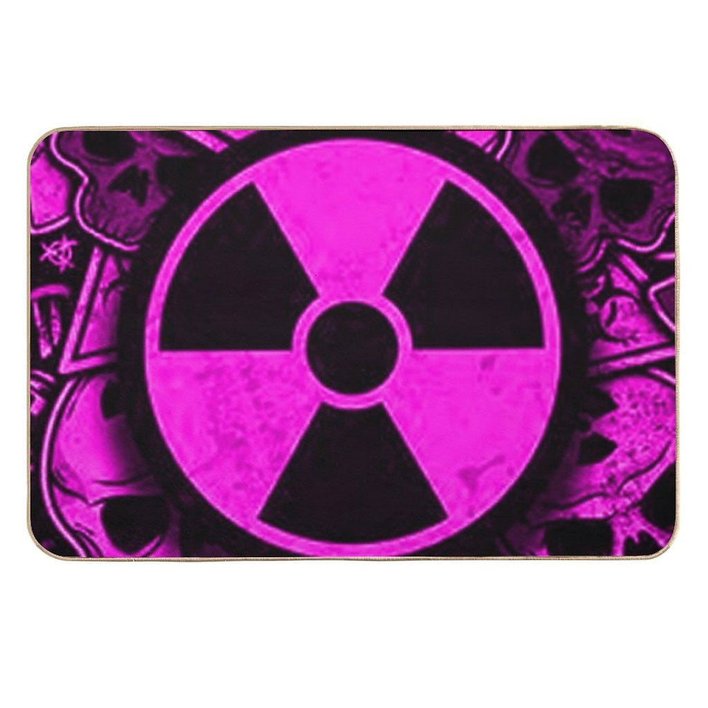 Vintage Coolio Nuclear Neon Pink  High-Traffic Bath Mat