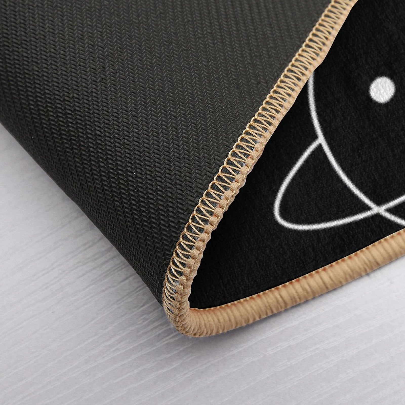 Hop Into The Cosmos (White)  Slip-Resistant Bath Mat