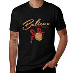 Polar Express Believe Bell Christmas Holiday  Eco-friendly Material T-Shirt