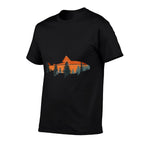 Trout Fly Fishing Nature Outdoor Fisherman Gift  Ribbed Collar T-Shirt