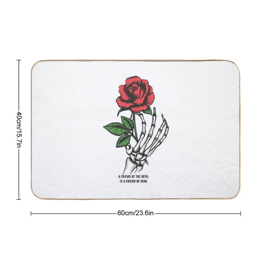 A Friend of The Devil  Rapid-Drying Bath Mat