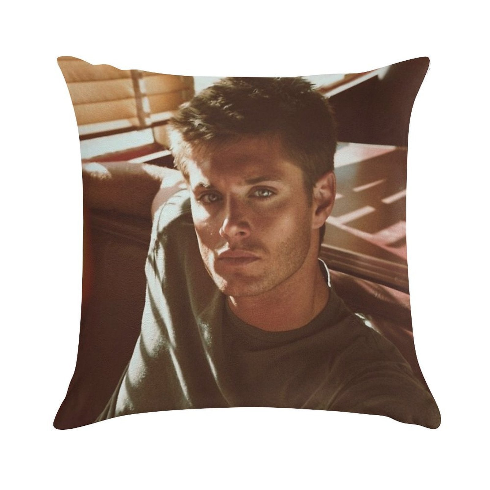 Jensen Ackles Soft Ultra-Soft Texture Throw Pillow