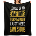 Funny My Symptoms Game Shows TV Show All-season Throw Blanket