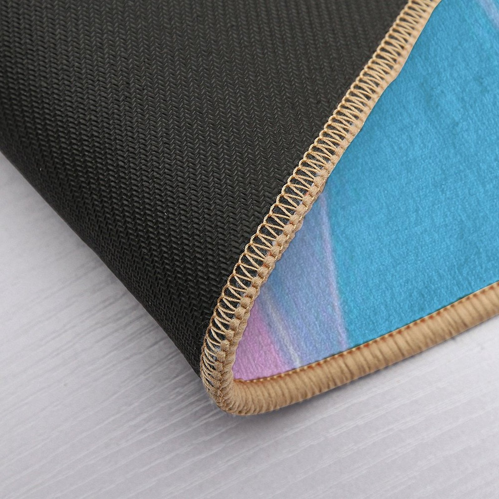 Abstract Stripes VII  Dirt-Trapping Bath Mat