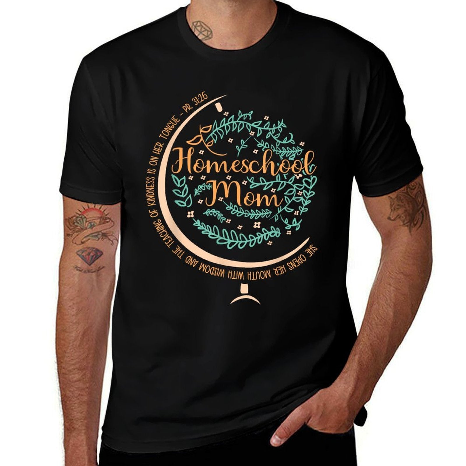 PR 3126 Christian Homeschool Mom  Versatile T-Shirt
