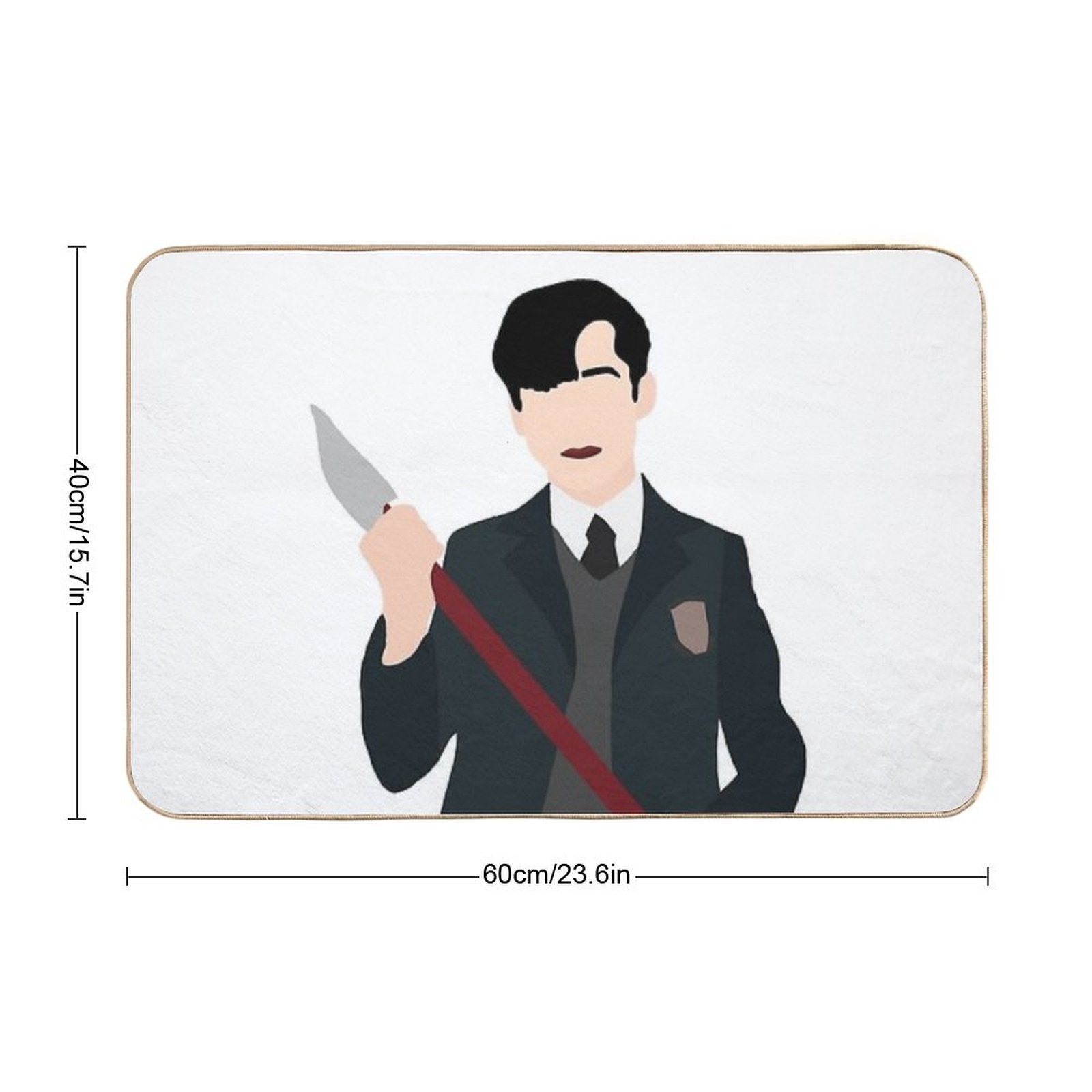 The Umbrella Academy - Five  Repositionable Bath Mat