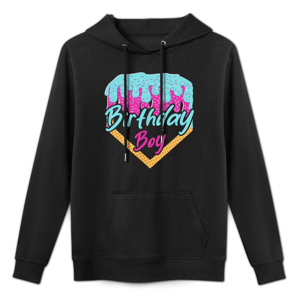 Baseball 6 Year Old Ice Cream Drip 6th Birthday Boy Number 6 All-Day Comfort Hoodie